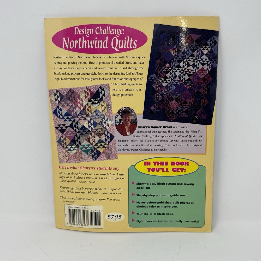 Northwinds Quilts Pattern Instruction Booklet 8 Block Variations - Picture 2 of 3